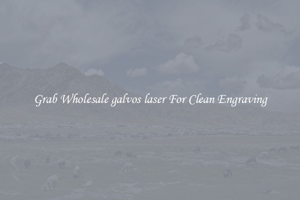 Grab Wholesale galvos laser For Clean Engraving