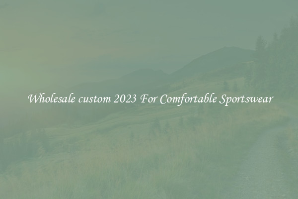 Wholesale custom 2023 For Comfortable Sportswear