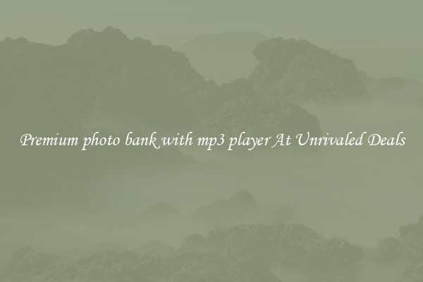 Premium photo bank with mp3 player At Unrivaled Deals