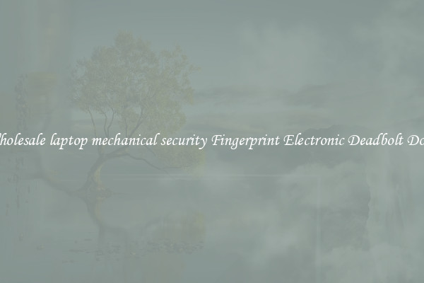Wholesale laptop mechanical security Fingerprint Electronic Deadbolt Door 