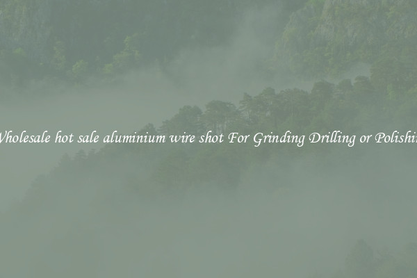 Wholesale hot sale aluminium wire shot For Grinding Drilling or Polishing